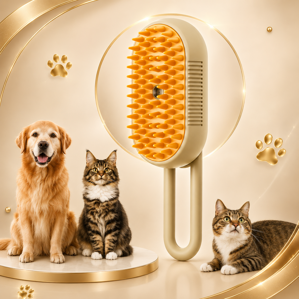 3 in 1 Pet Brush Cat Steam Brush Comb Dog Brush Electric Spray Cat Hair Brushes Massage Pet Grooming Hair Removal Combs