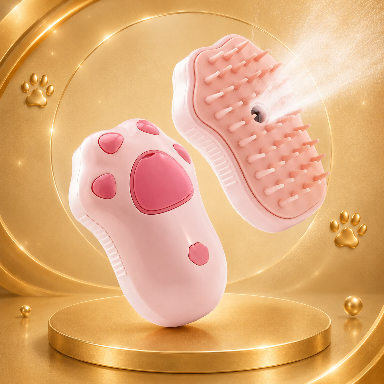 3 in 1 Pet Brush Cat Steam Brush Comb Dog Brush Electric Spray Cat Hair Brushes Massage Pet Grooming Hair Removal Combs