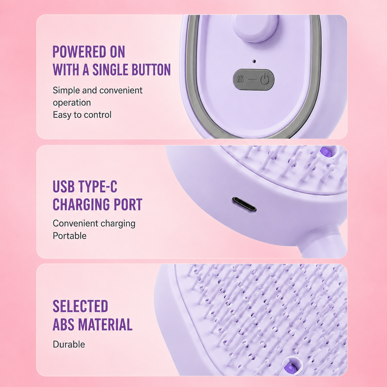 3-in-1 Electric Hair Brush